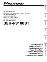 Pioneer DEH-P8100BT Manuale del proprietario