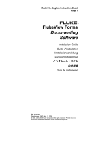 Fluke Logiciel pour PC FlukeView Forms et câble RS232 Guida d'installazione