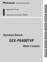 Pioneer GEX-P6400TVP Manuale utente