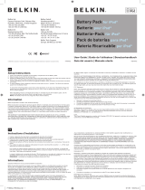 Belkin BLOC-PILES DE RECHANGE POUR IPOD Manuale del proprietario