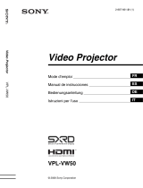 Sony VPL-VW50 Manuale del proprietario