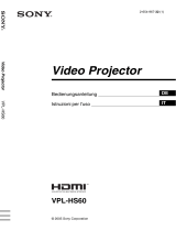 Sony VPL-HS60 Manuale del proprietario