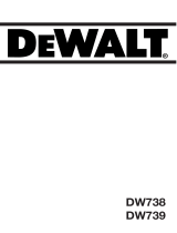 DeWalt DW738 Manuale del proprietario