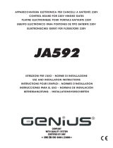 Genius JA592 Use And Installation Instructions
