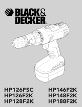 Black & Decker HP128 Manuale utente