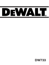 DeWalt DW733 T 1A Manuale del proprietario