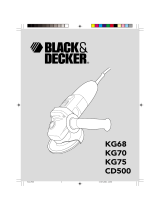 BLACK DECKER KG68 Manuale del proprietario