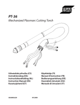 ESAB PT-36 Mechanized Plasmarc Cutting Torch Manuale utente