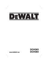 DeWalt DCH364 Manuale utente