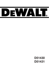 DeWalt D51431 Manuale del proprietario
