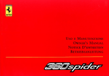 Ferrari 360 SPIDER Manuale del proprietario
