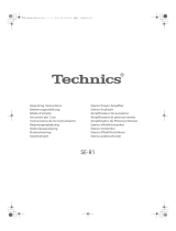 Technics SE-R1 Manuale del proprietario