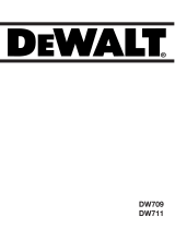DeWalt DW709 T 2 Manuale del proprietario