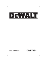 DeWalt DWE74911 Manuale utente