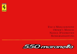 Ferrari 2001 550 Maranello Manuale del proprietario