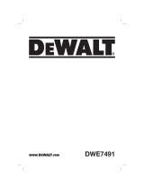 DeWalt DWE7491 Manuale utente