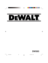 DeWalt DW383 Manuale utente