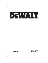 DeWalt DC500 T 1 Manuale utente