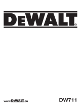DeWalt DW711 T 5 Manuale del proprietario