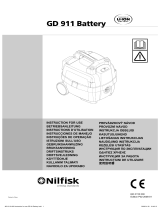 Nilfisk GD 911 Battery Manuale del proprietario