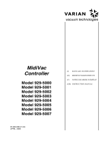 Varian MidiVac 929-5000 Manuale utente