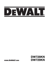 DeWalt DW728KN Manuale utente