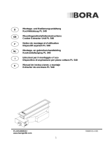 bora PL 540 Mounting And Installation Instructions Manual