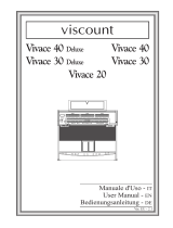 Viscount Vivace 30 Deluxe Manuale utente