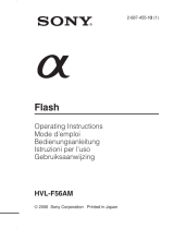 Sony HVL-F56AM Manuale del proprietario