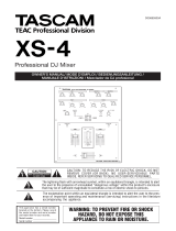 Tascam XS-4 Manuale del proprietario