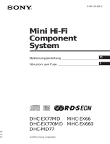 Sony DHC-MD77 Manuale del proprietario