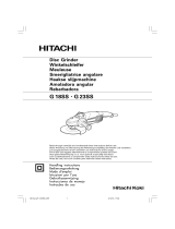 Hitachi G 18SS Manuale del proprietario