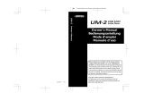 Edirol UM-2 Manuale del proprietario