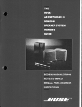 Bose Acoustimass® 3 Series II Manuale del proprietario