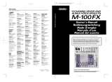Edirol M-100FX Manuale del proprietario