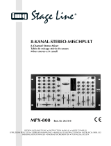 IMG Stage Line MPX-808 Manuale del proprietario