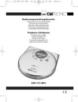 Clatronic CDP 515 MP3 Manuale del proprietario