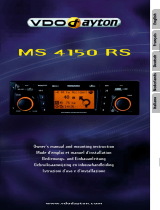 VDO MS 4150 RS MP3 Manuale del proprietario