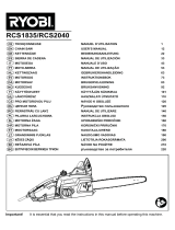 Ryobi RCS18352C Manuale del proprietario