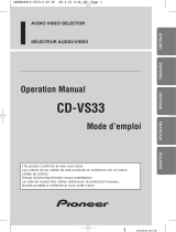 Pioneer CD-VS33 Manuale utente