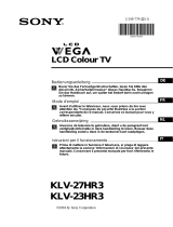 Sony Wega KLV-23HR3 Manuale del proprietario
