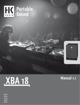 HK Audio XBA 18 Manuale utente