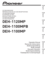 Pioneer DEH-1100MPB Manuale utente