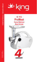 King ProMeat K 113 Manuale utente