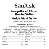SanDisk IMAGEMATE 12 IN 1 Manuale del proprietario