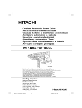 Hitachi WF18DSL Manuale del proprietario