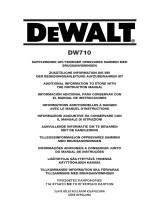 DeWalt DW710 Manuale utente