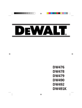 DeWalt DW478 Manuale utente