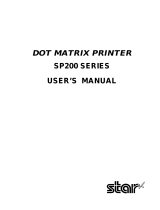 Star Micronics SP200 Series Manuale utente