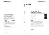 Sony XT-DTV1 Manuale utente